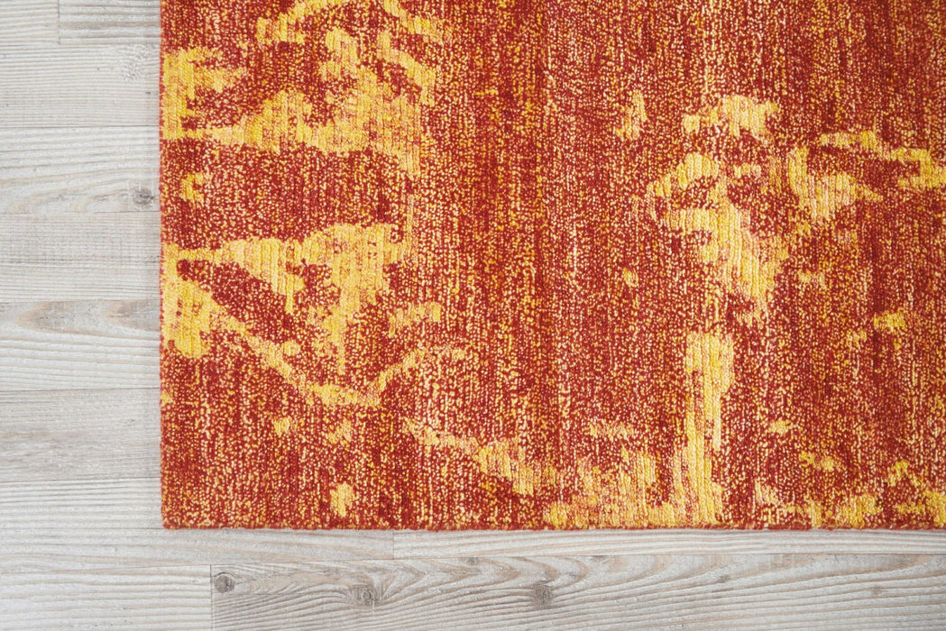 Nourison Silk Shadows SHA10 Flame Rug