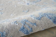 Nourison Silk Shadows SHA18 Grey Blue Rug