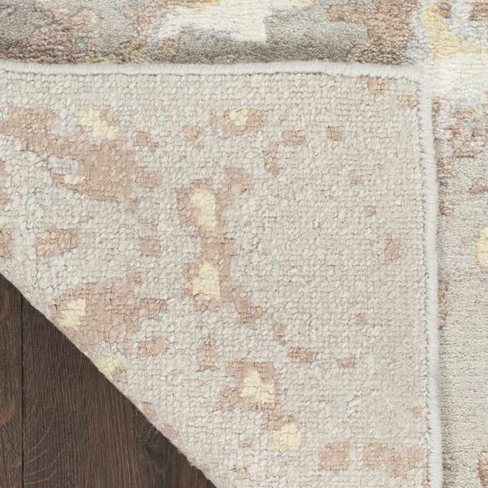 Nourison Silk Shadows SHA20 Silver Runner Rug