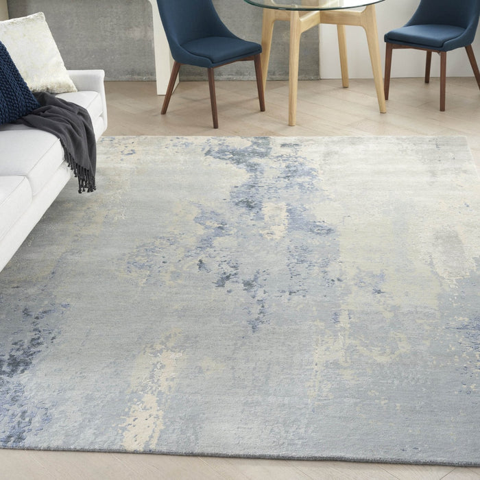 Nourison Silk Shadows SHA21 Blue Sky Rug