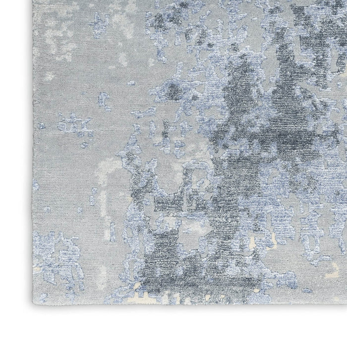 Nourison Silk Shadows SHA21 Blue Sky Rug