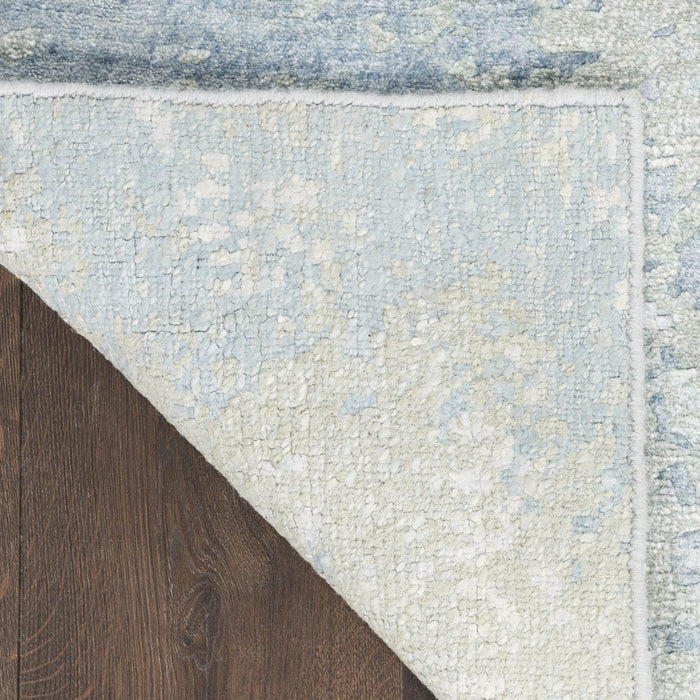 Nourison Silk Shadows SHA22 Blue Green Rug