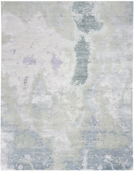 Nourison Silk Shadows SHA22 Blue Green Rug