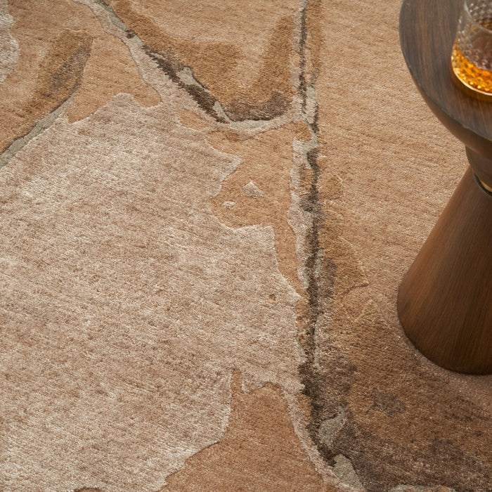 Nourison Silk Shadows SHA24 Beige Silver Rug
