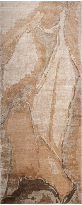 Nourison Silk Shadows SHA24 Beige Silver Runner Rug