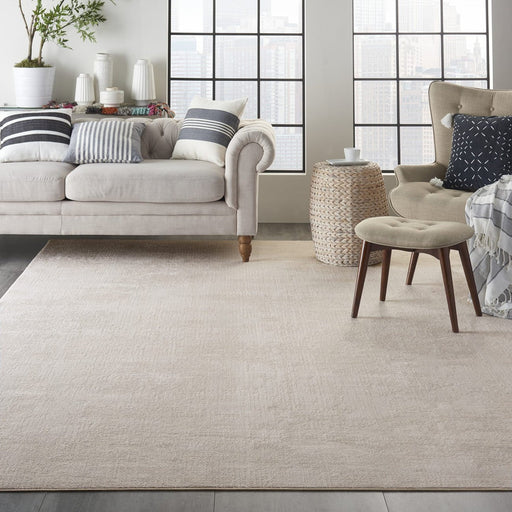 Nourison Silky Textures SLY01 Ivory Grey Rug