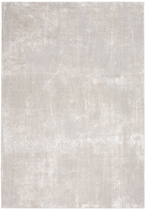 Nourison Silky Textures SLY01 Ivory Grey Rug