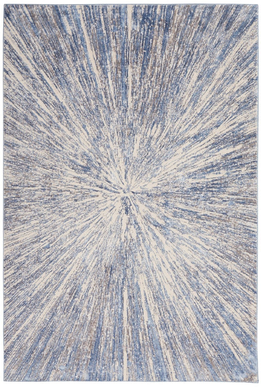 Nourison Silky Textures SLY05 Blue Grey Rug