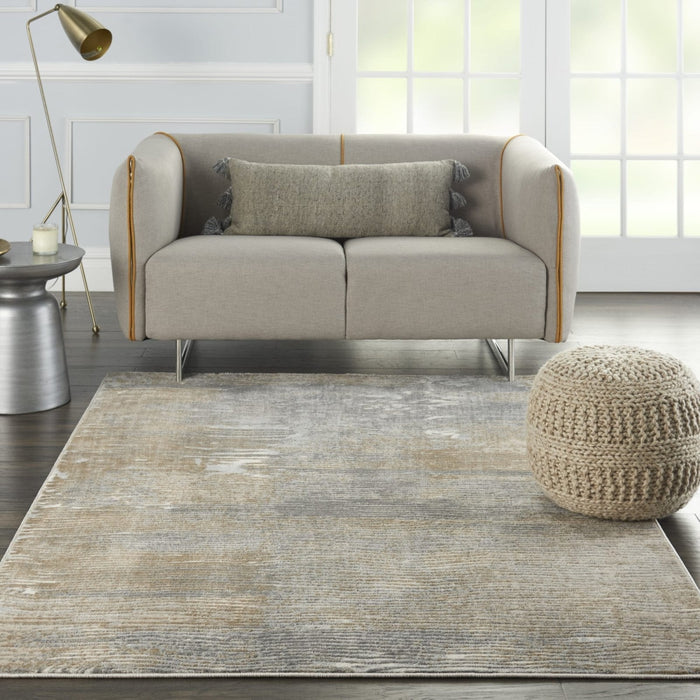 Nourison Solace SLA01 Grey / Beige Rug
