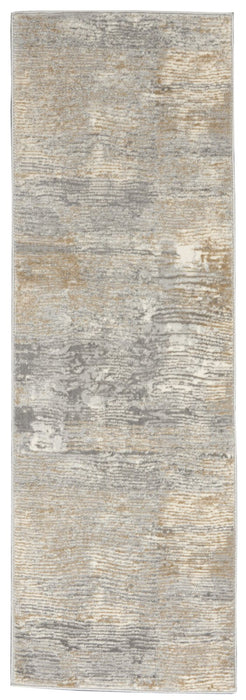 Nourison Solace SLA01 Grey / Beige Runner Rug