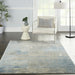 Nourison Solace SLA01 Ivory / Grey / Blue Rug