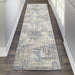 Nourison Solace SLA03 Ivory / Grey / Blue Runner Rug
