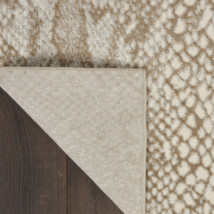 Nourison Solace SLA06 Ivory / Beige Runner Rug