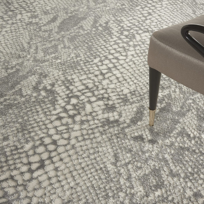 Nourison Solace SLA06 Ivory / Grey Runner Rug