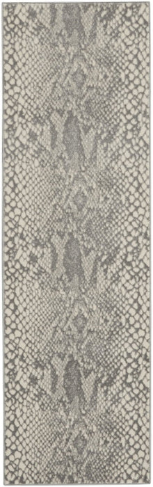 Nourison Solace SLA06 Ivory / Grey Runner Rug