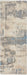 Nourison Solace SLA07 Ivory / Grey / Blue Runner Rug