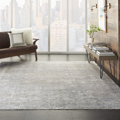 Nourison Starry Nights STN03 Silver / Cream Rug