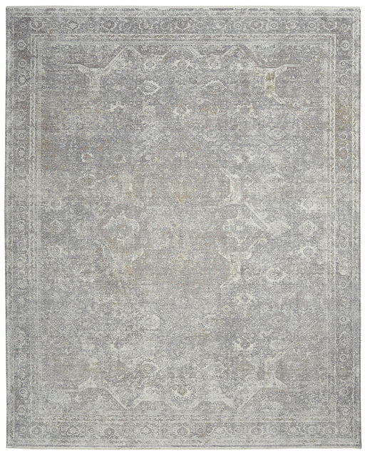 Nourison Starry Nights STN03 Silver / Cream Rug