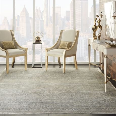 Nourison Starry Nights STN04 Cream Grey Rug