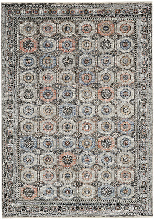 Nourison Starry Nights STN09 Grey Navy Rug