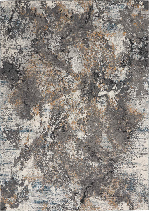 Nourison Tangra TNR01 Grey Multi colour Rug