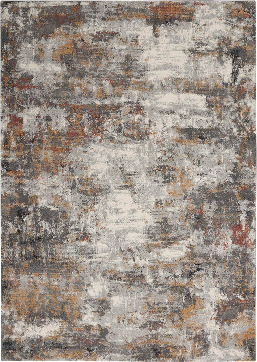 Nourison Tangra TNR03 Grey Multi colour Rug