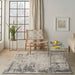 Nourison Tangra TNR05 Cream Grey Rug