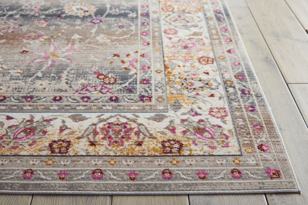 Nourison Vintage Kashan VKA01 Grey Runner Rug