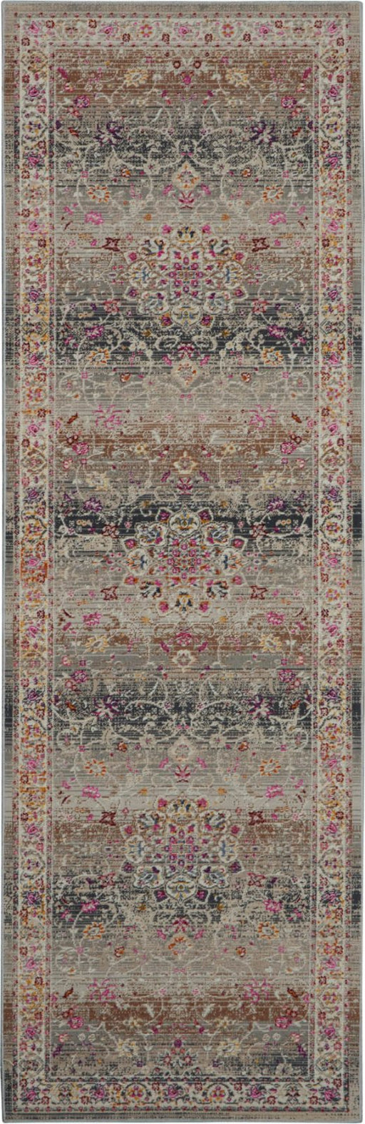 Nourison Vintage Kashan VKA01 Grey Runner Rug