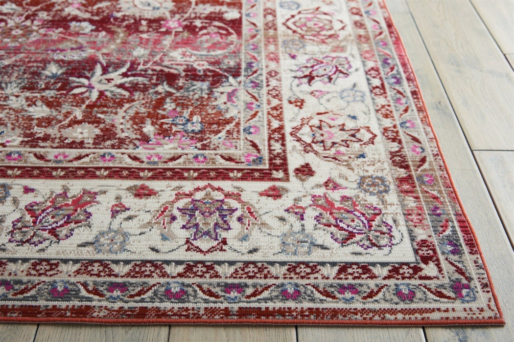 Nourison Vintage Kashan VKA01 Red Runner Rug