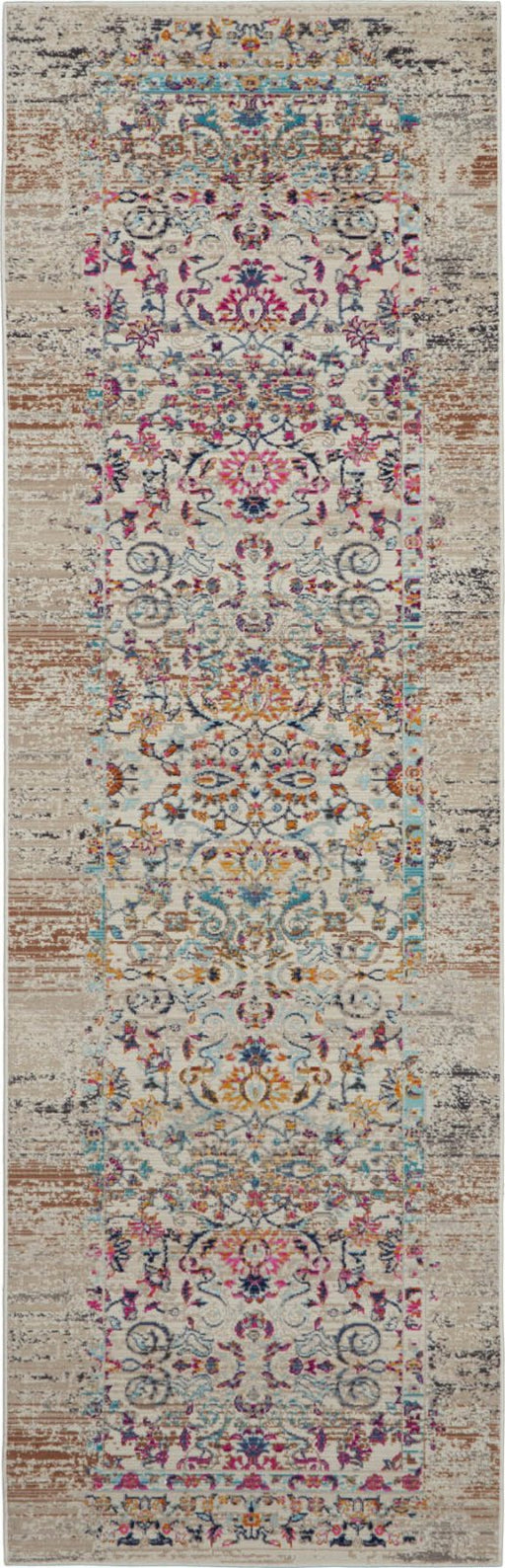 Nourison Vintage Kashan VKA02 Ivory Runner Rug