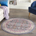 Nourison Vintage Kashan VKA05 Grey / Multicolour Round Rug