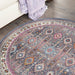 Nourison Vintage Kashan VKA05 Grey / Multicolour Round Rug