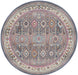 Nourison Vintage Kashan VKA05 Grey / Multicolour Round Rug