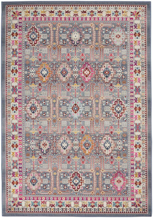 Nourison Vintage Kashan VKA05 harmaa / monivärinen matto