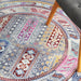 Nourison Vintage Kashan VKA06 Grey / Multicolour Round Rug