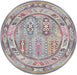 Nourison Vintage Kashan VKA06 Grey / Multicolour Round Rug