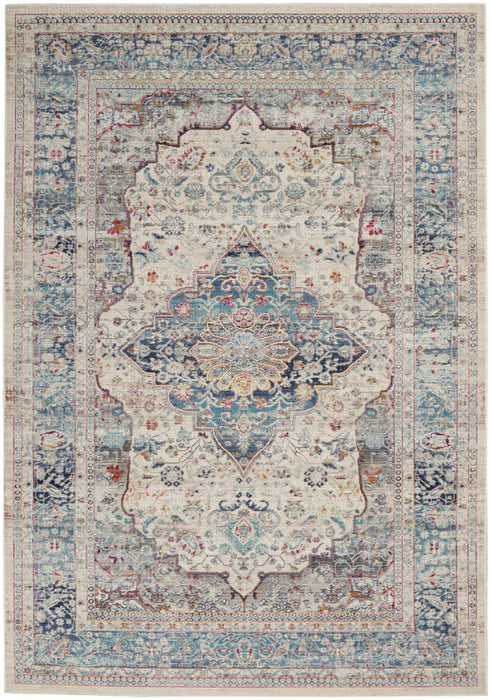 Tappeto Nourison Vintage Kashan VKA07 Avorio/Blu