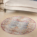 Nourison Vintage Kashan VKA09 Multi Round Rug