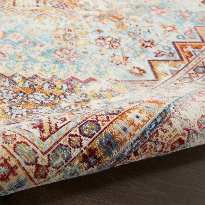 Nourison Vintage Kashan VKA09 Multi Runner Rug