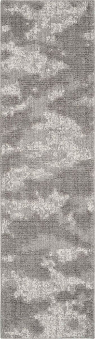 Nourison Zermatt ZER01 Grey / Ivory Runner Rug