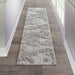 Nourison Zermatt ZER01 Grey / Ivory Runner Rug