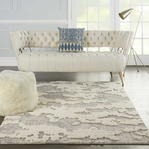 Nourison Zermatt ZER01 Ivory / Grey Rug