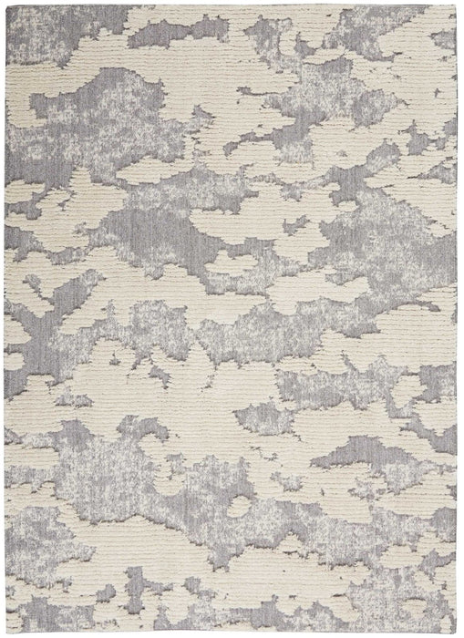 Nourison Zermatt ZER01 Ivory / Grey Rug
