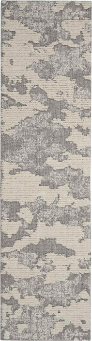 Nourison Zermatt ZER01 Ivory / Grey Runner Rug