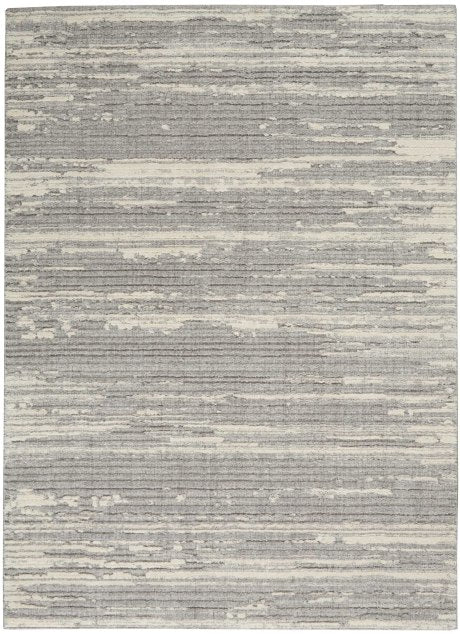 Nourison Zermatt ZER02 Grey / Ivory Rug