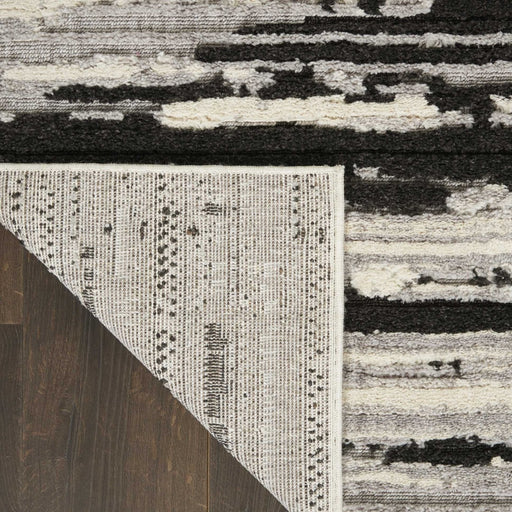Nourison Zermatt ZER02 Ivory / Charcoal Runner Rug