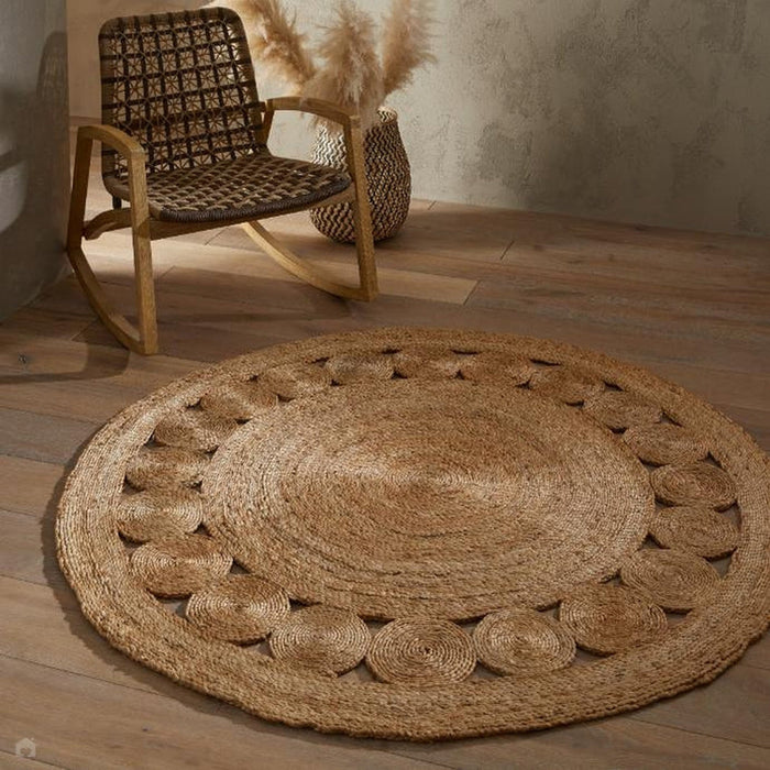 Nova Jute Natural Round Rug