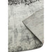 Nova NV03 Distress Modern Abstract Durable Short Pile Grey Rug