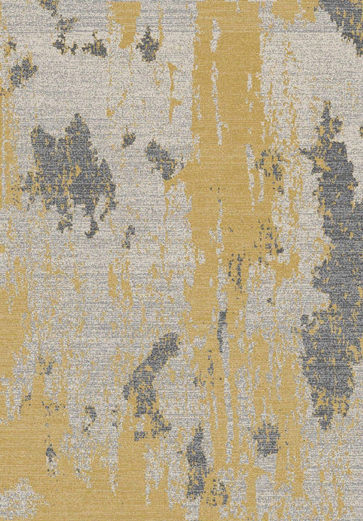 Nova NV18 Painterly Ochre Yellow Rug